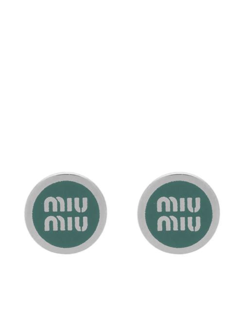 Enamelled metal earrings Miu Miu | 5JO912S-OOO2F6TF0OZY